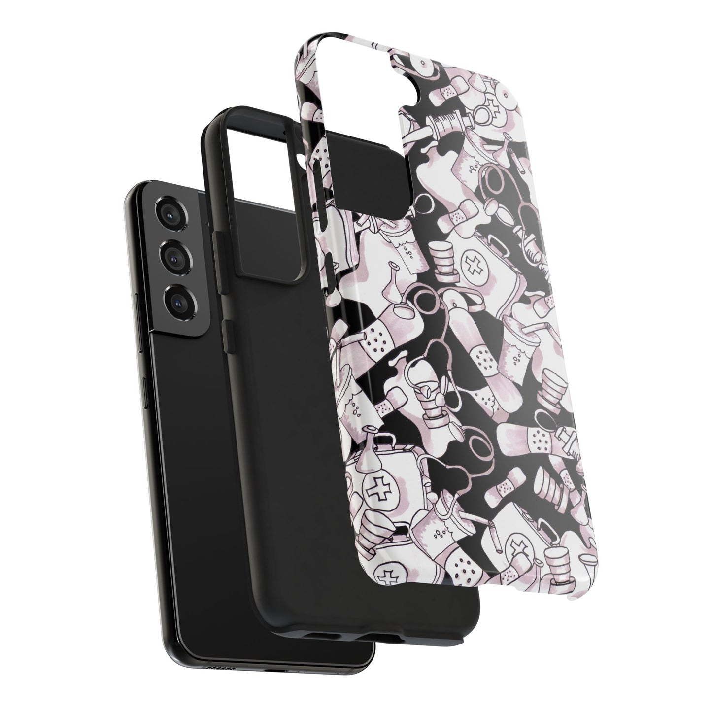 Med Stuff Black Phone Case