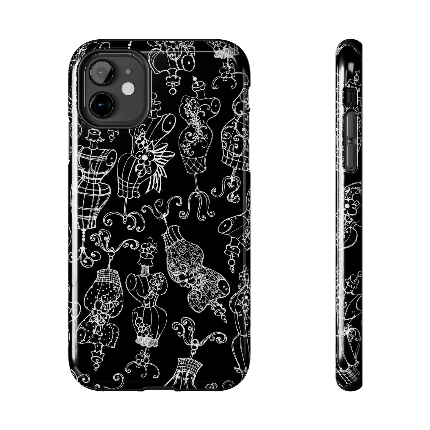 Mannequinique Black / White Phone Case