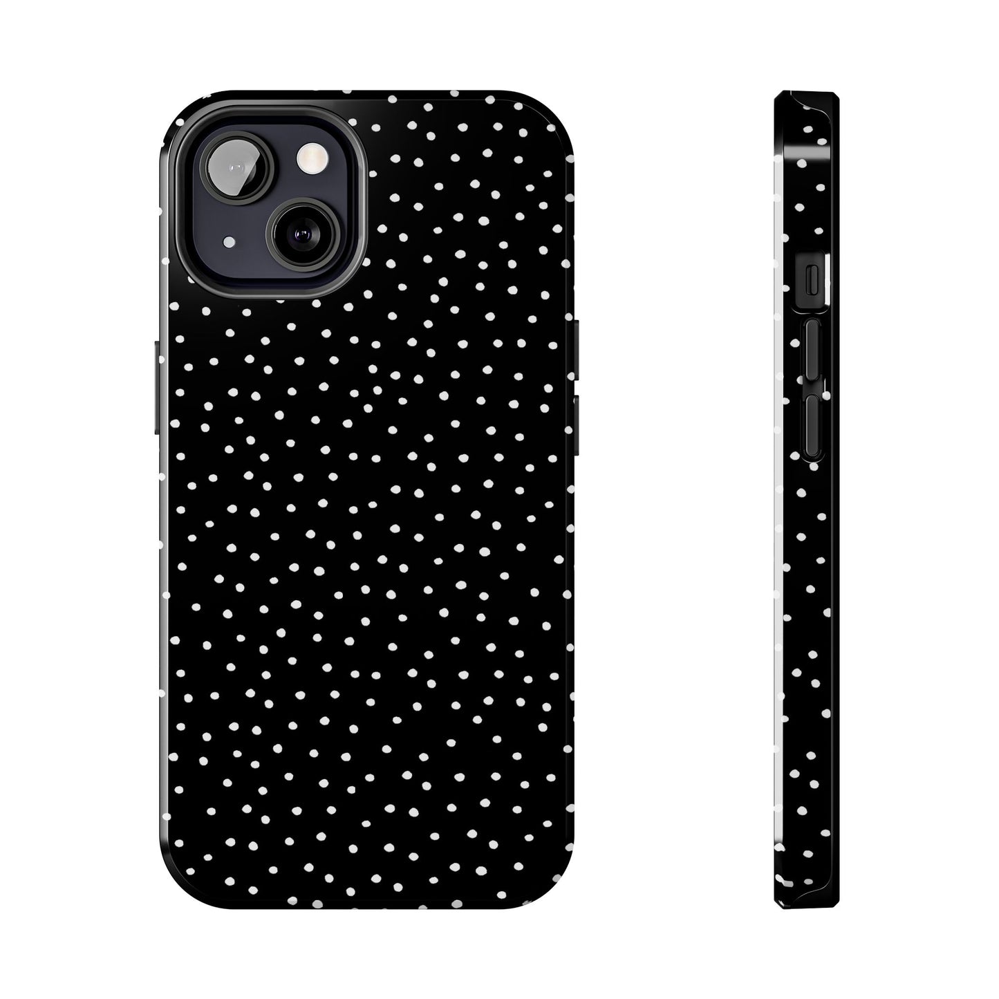 Dinky Dots Black / White Phone Case