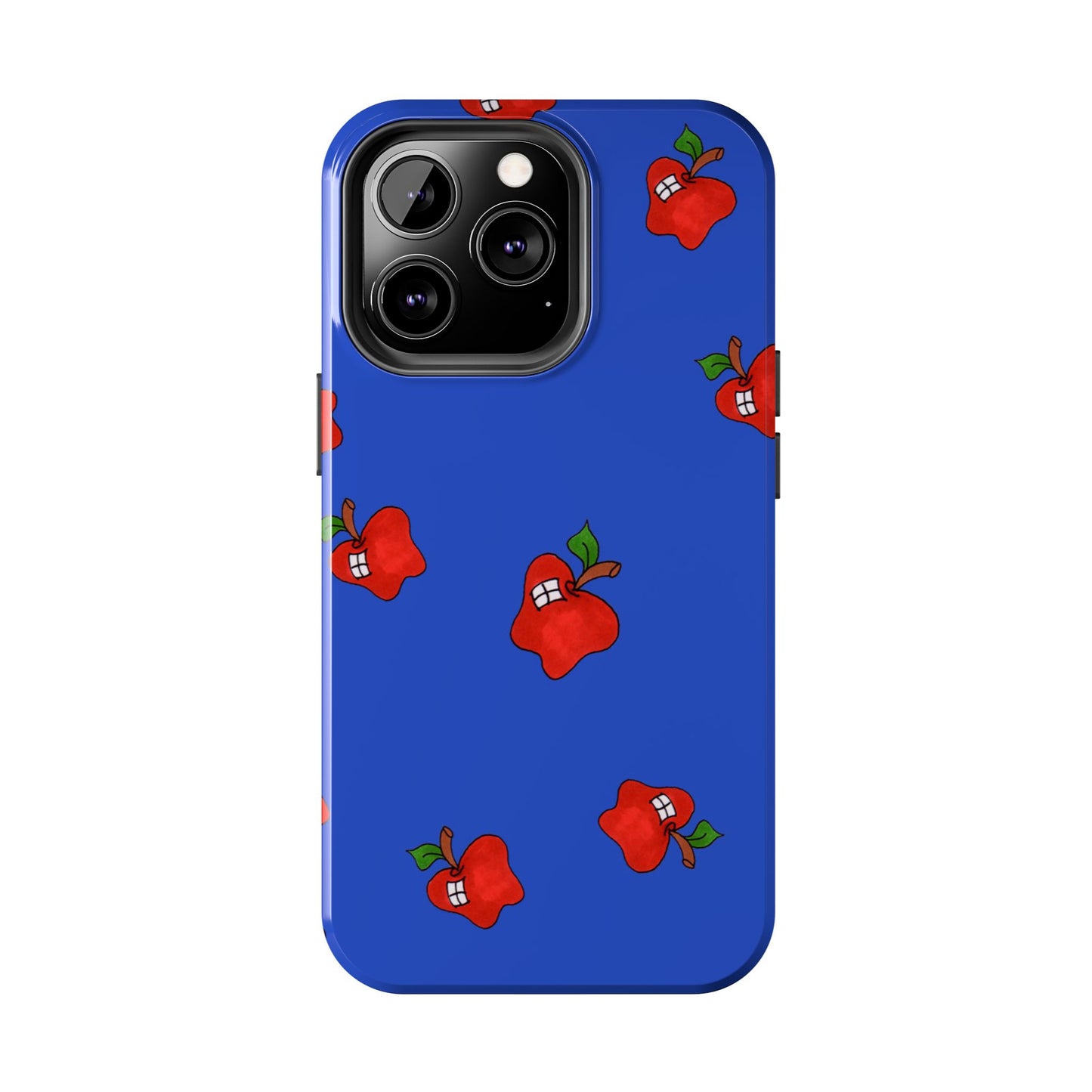 Flying Apples Blue Phone Case