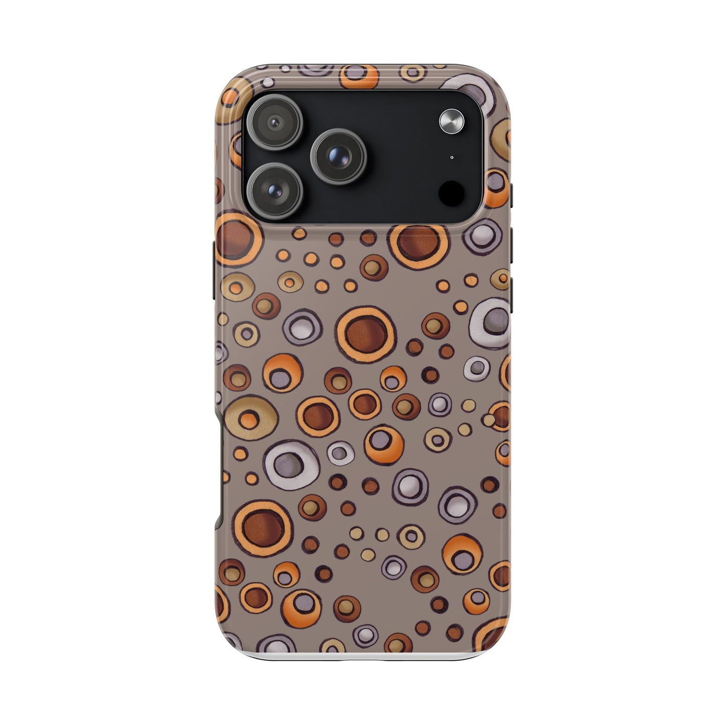 Doggy Dots Gray Phone Case