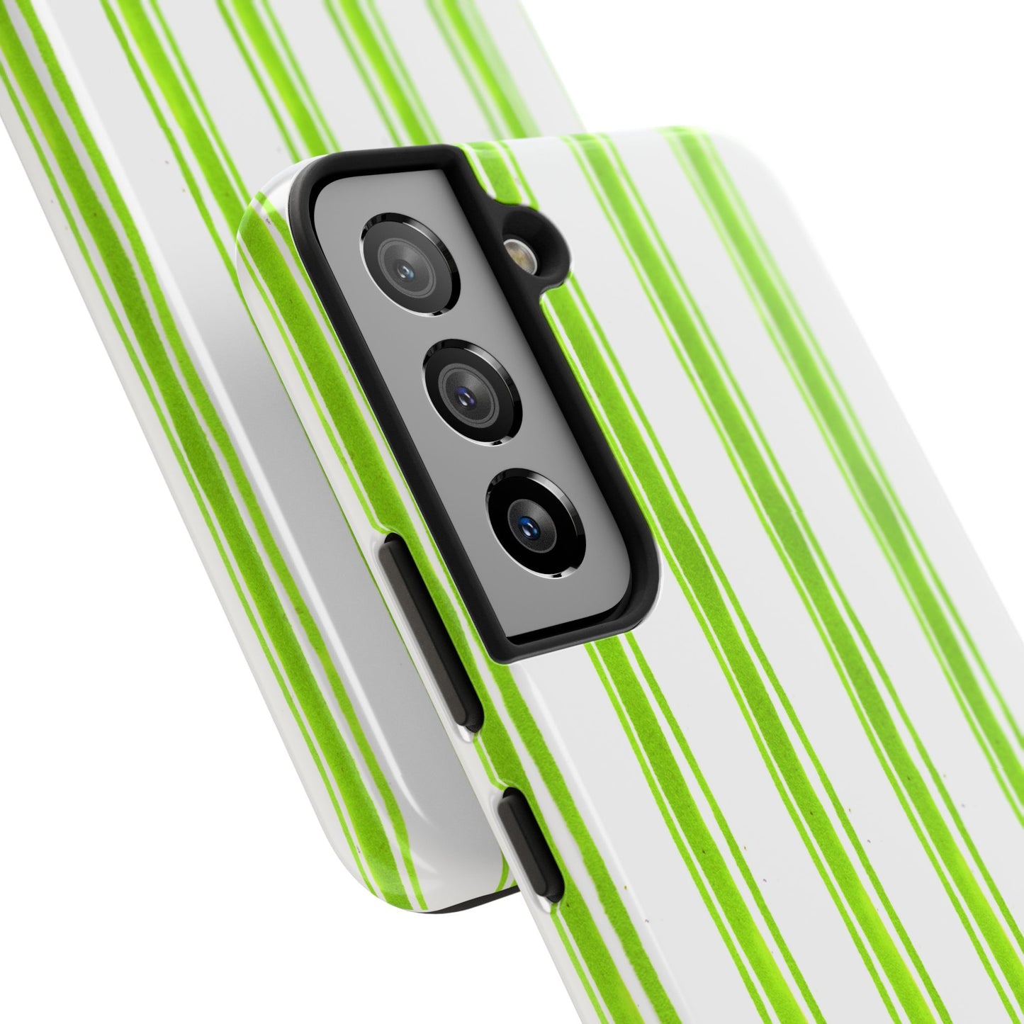 Awning Stripe Lime Phone Case
