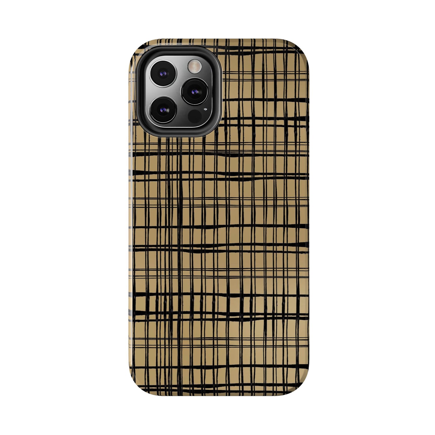 Doggie Fence Tan Phone Case