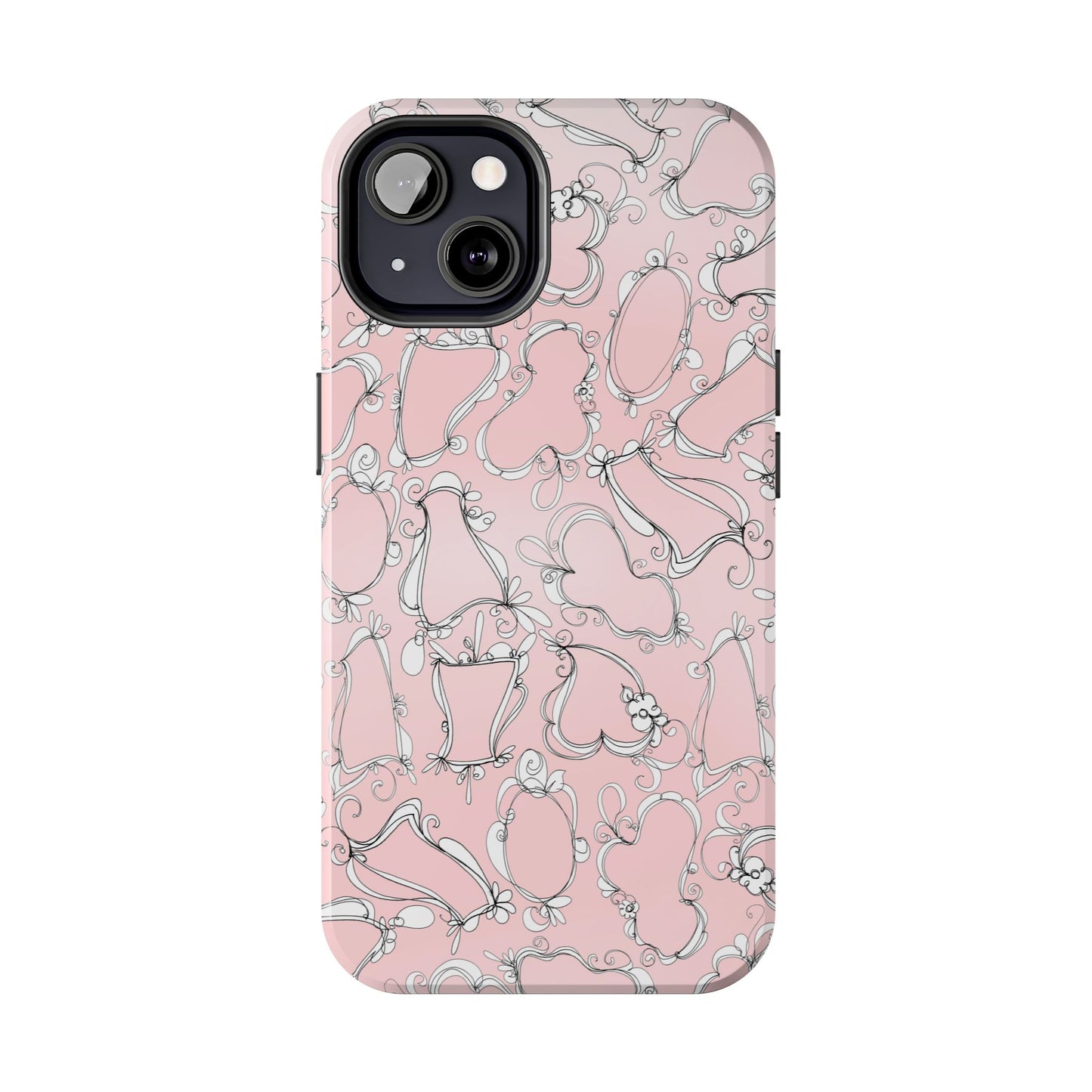 Fancy Frames Pink / White Phone Case
