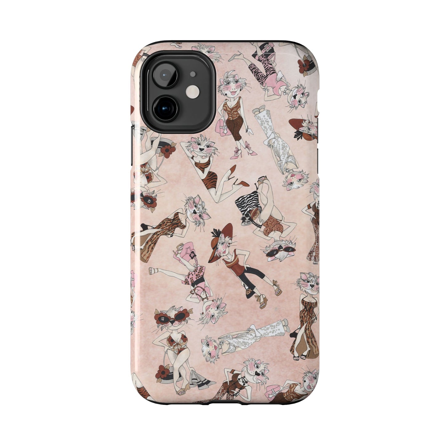Spotted Lilies Pink Phone Case