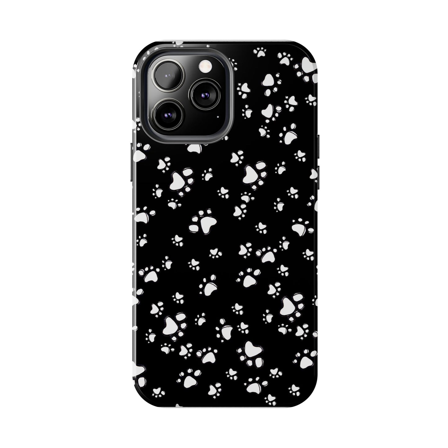 Paw Flakes Black Phone Case