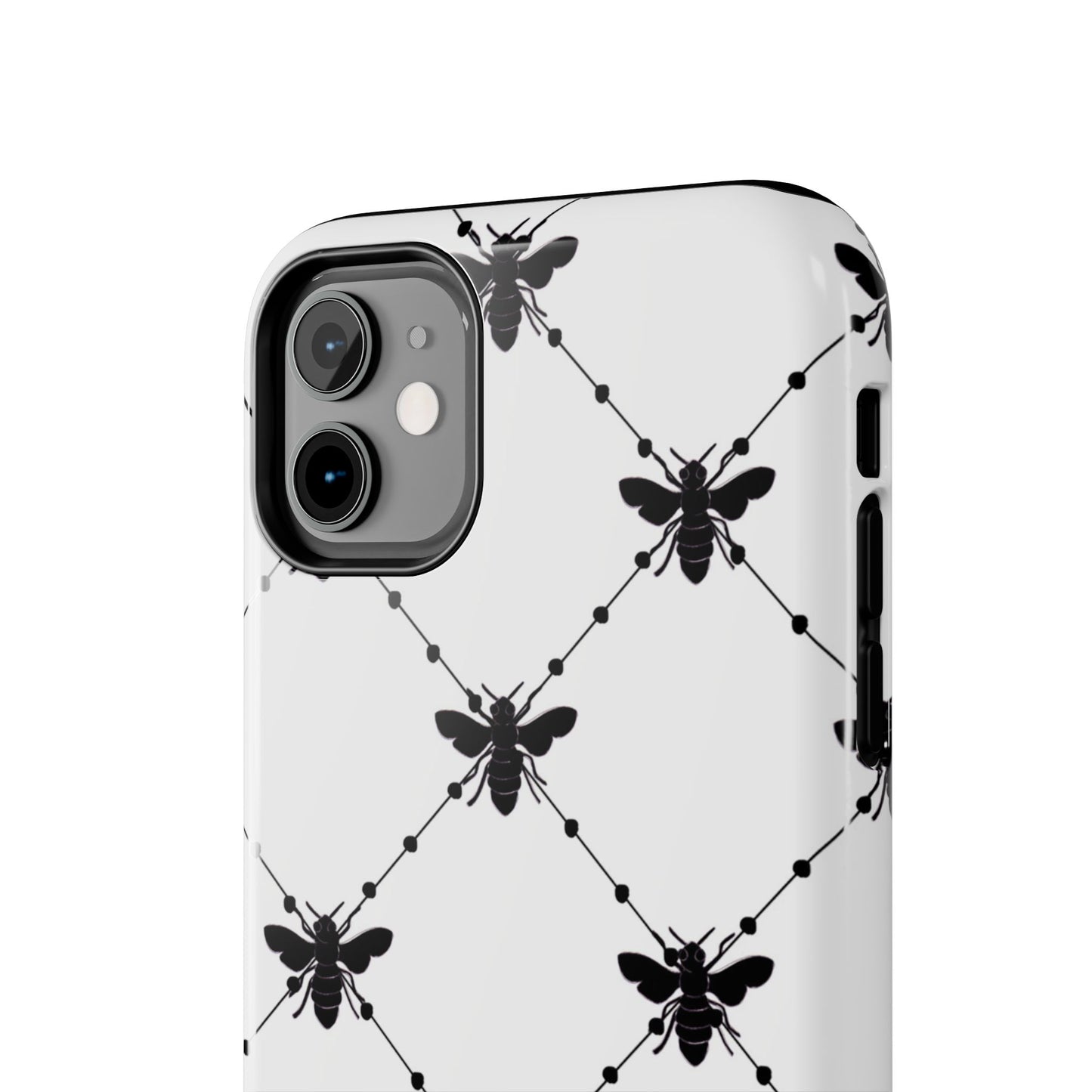 Beaded Bees White Phone Case