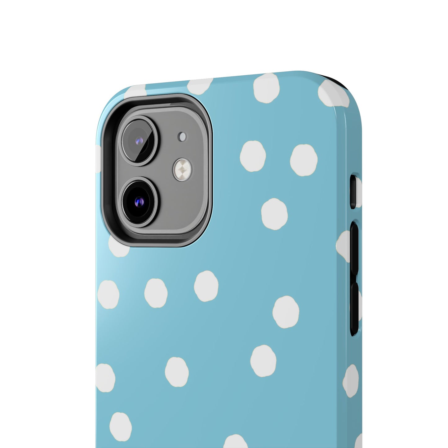 Jumbo Dots Turquoise / White Phone Case