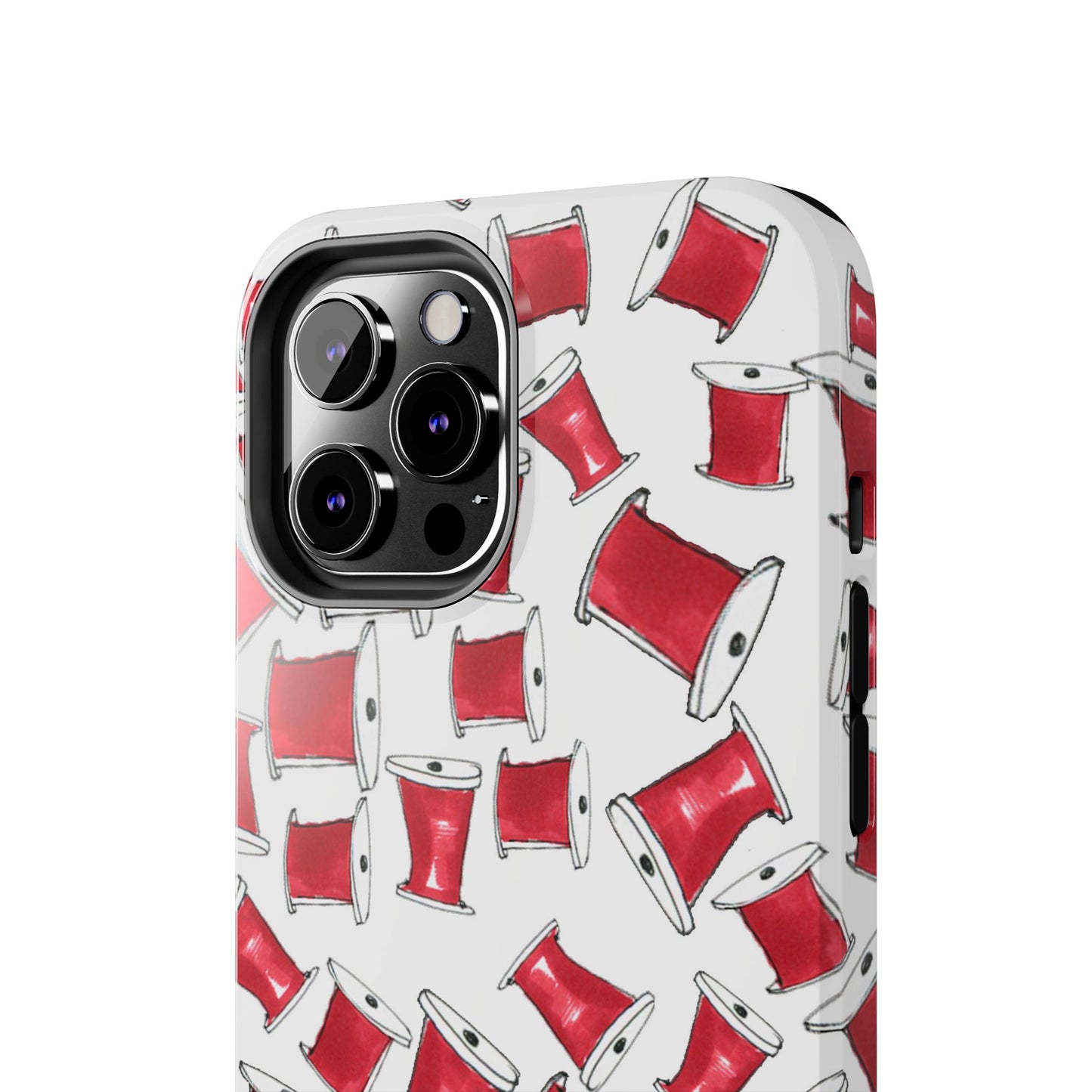 Red Thread White Phone Case