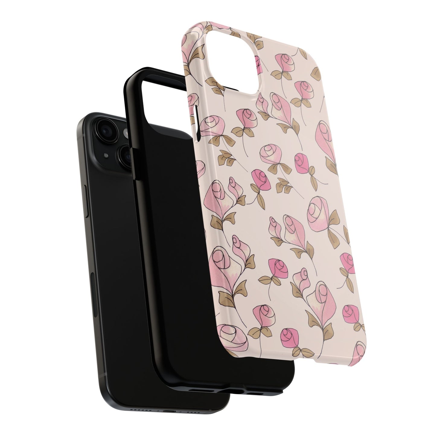 Simply Roses Pink Phone Case