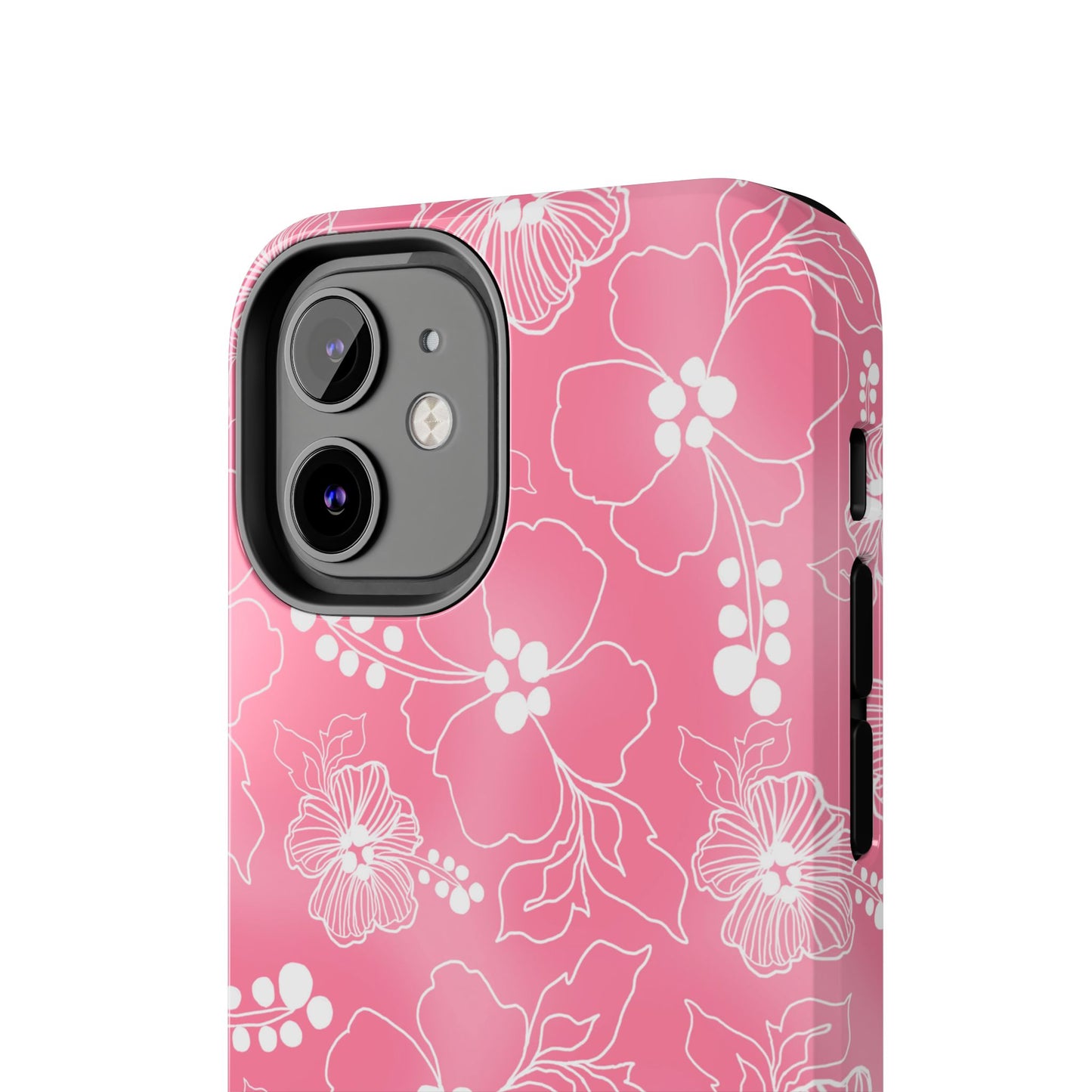 Lacey Hibiscus Pink Phone Case