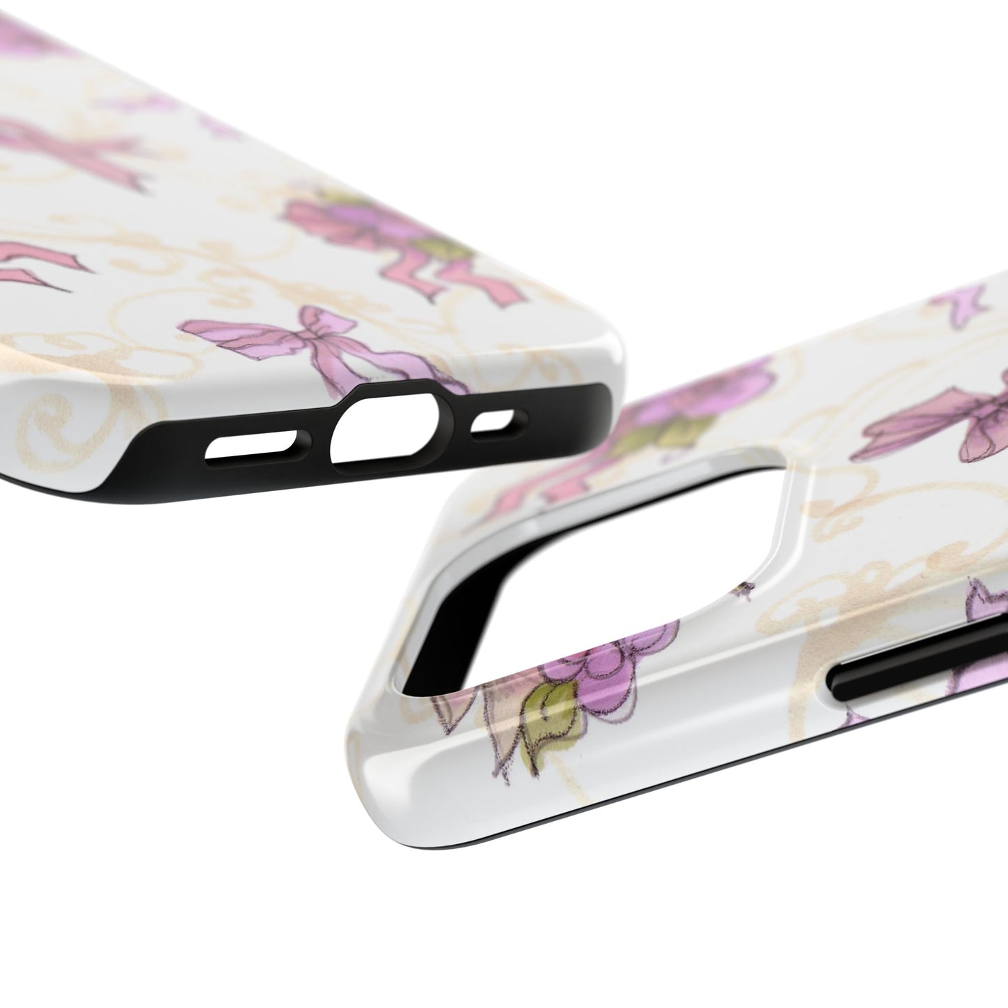 Flower Model Bow Flowers Phone Case