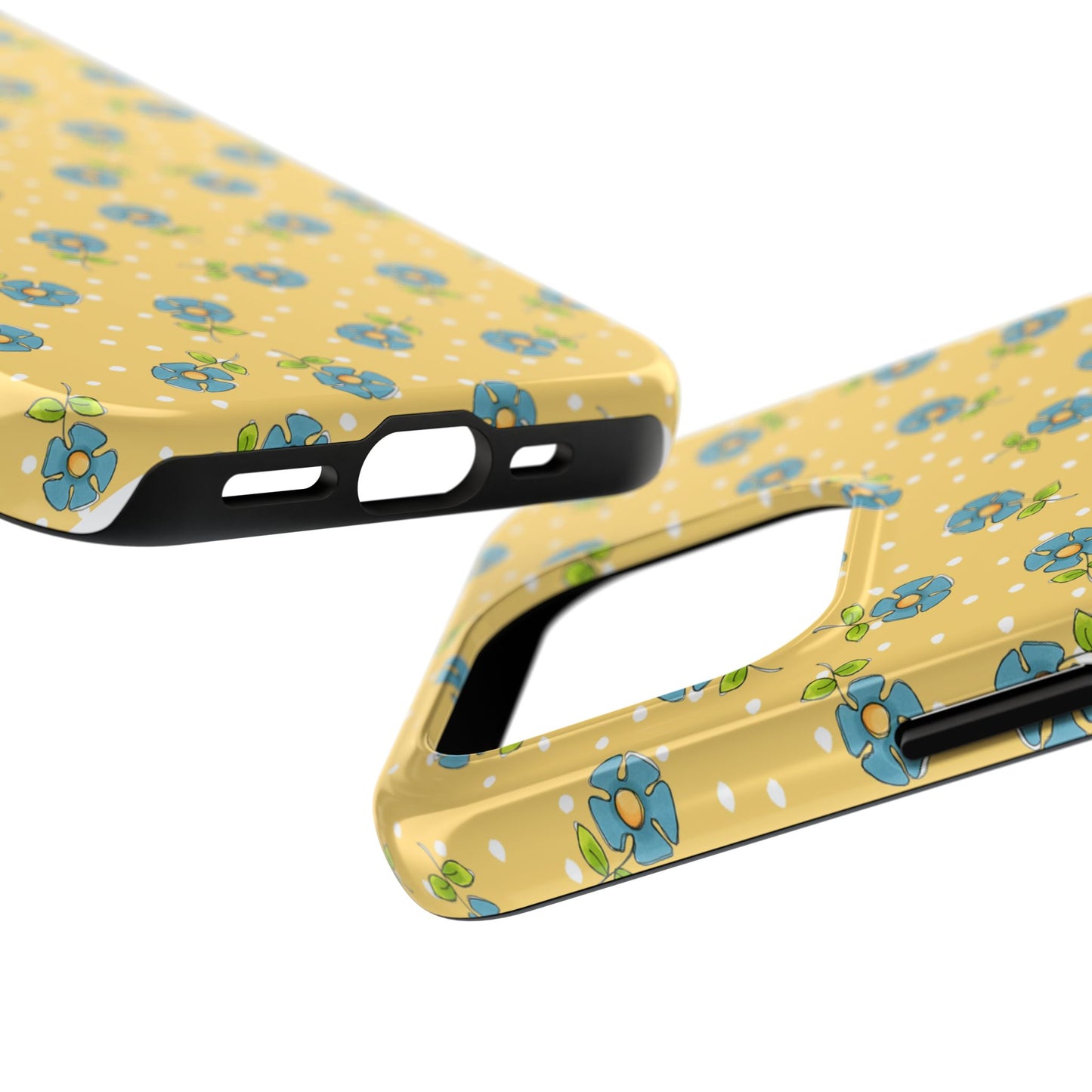 Daisy Dots Yellow Phone Case
