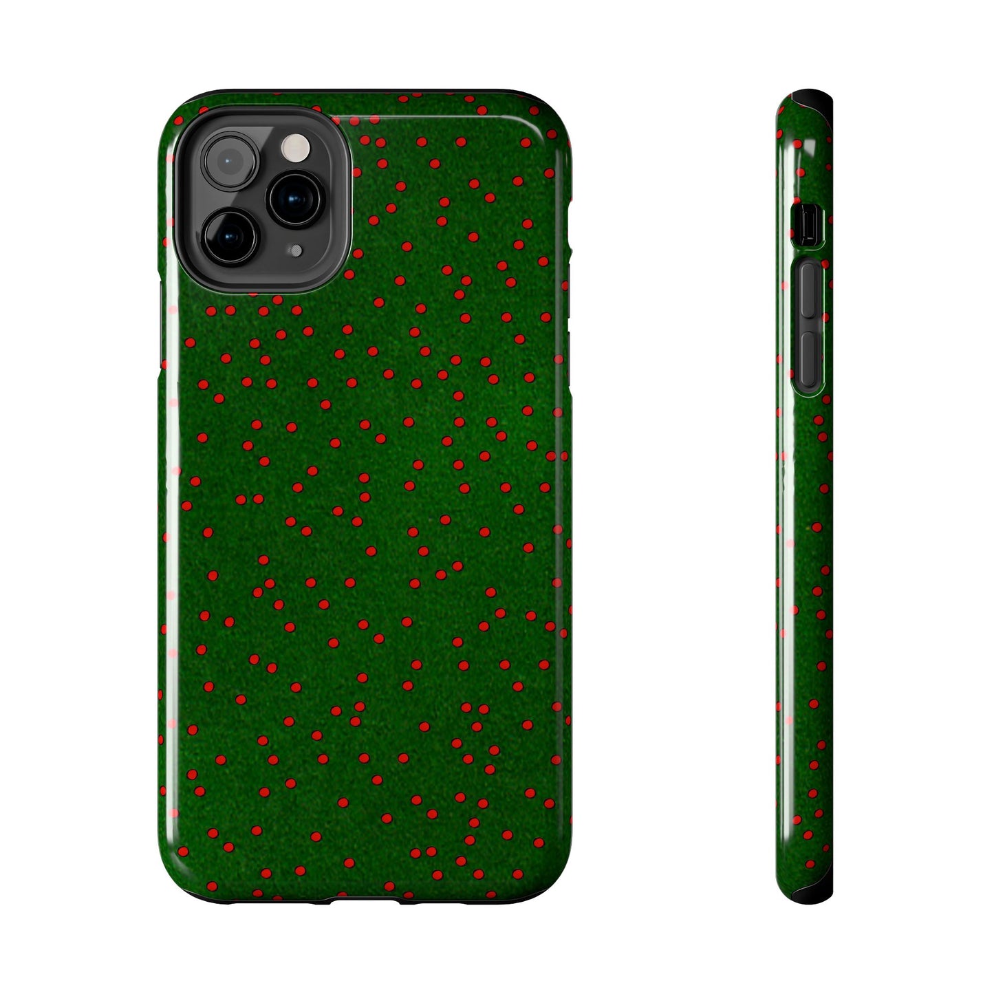 Happy Dots Green / Red Phone Case