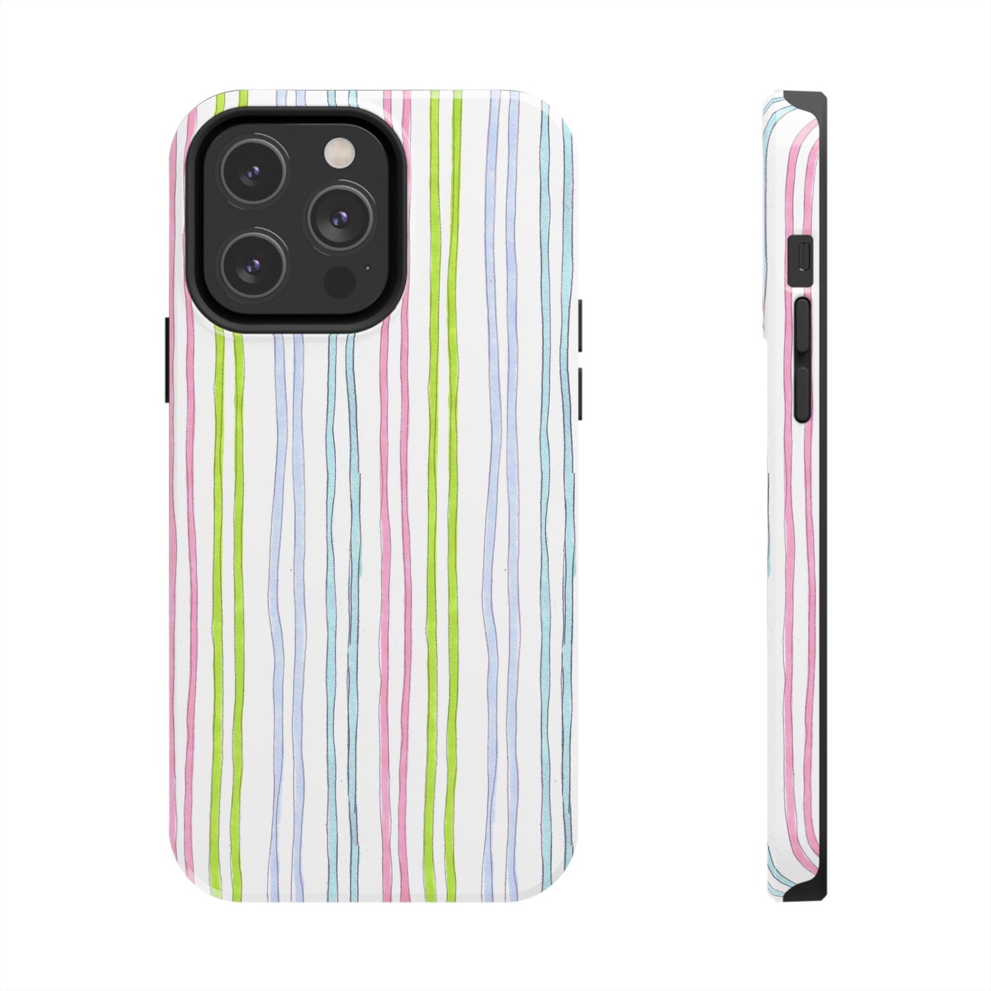 Belle Stripe White Phone Case