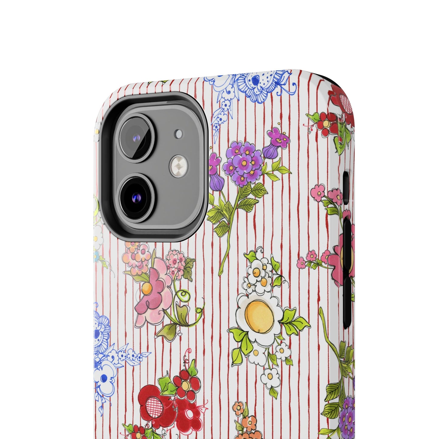 Mixed Bouquets Red / White Phone Case