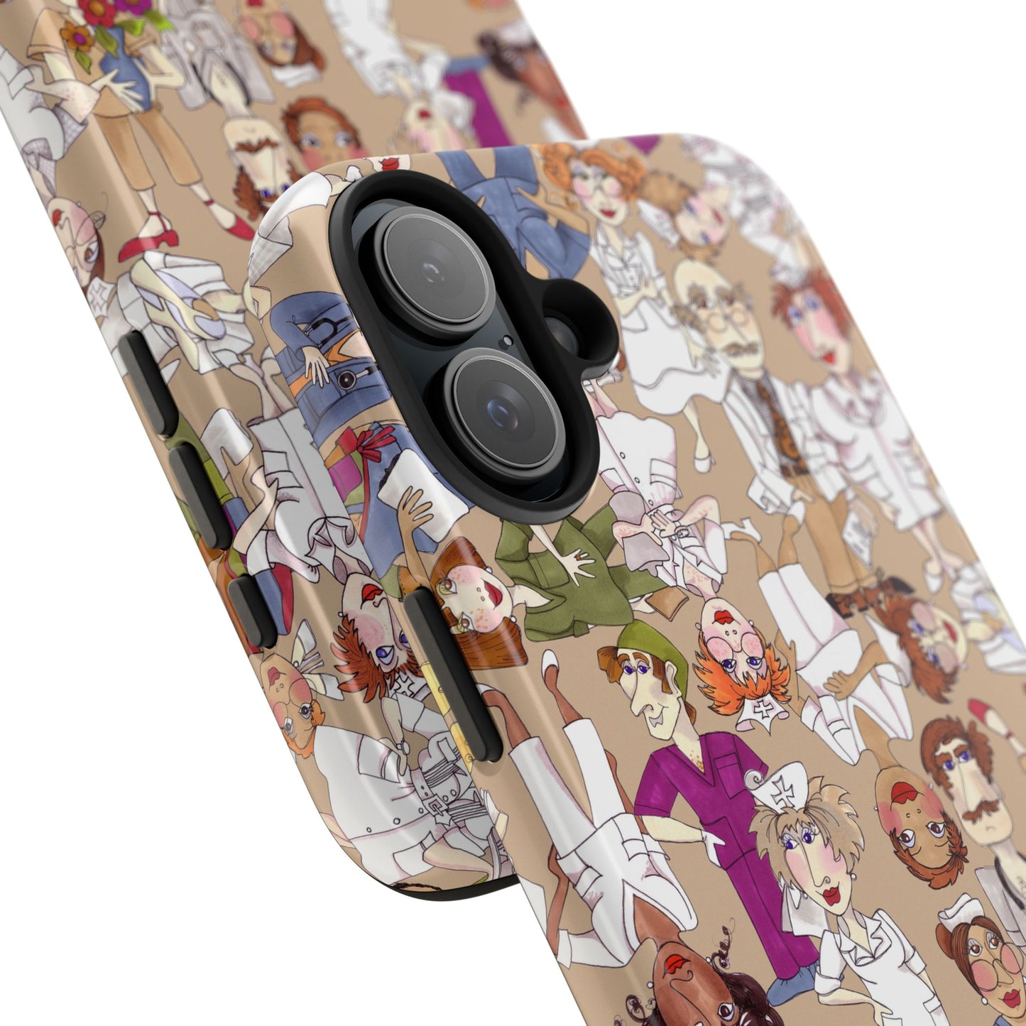 Diverse Nurse Khaki Phone Case