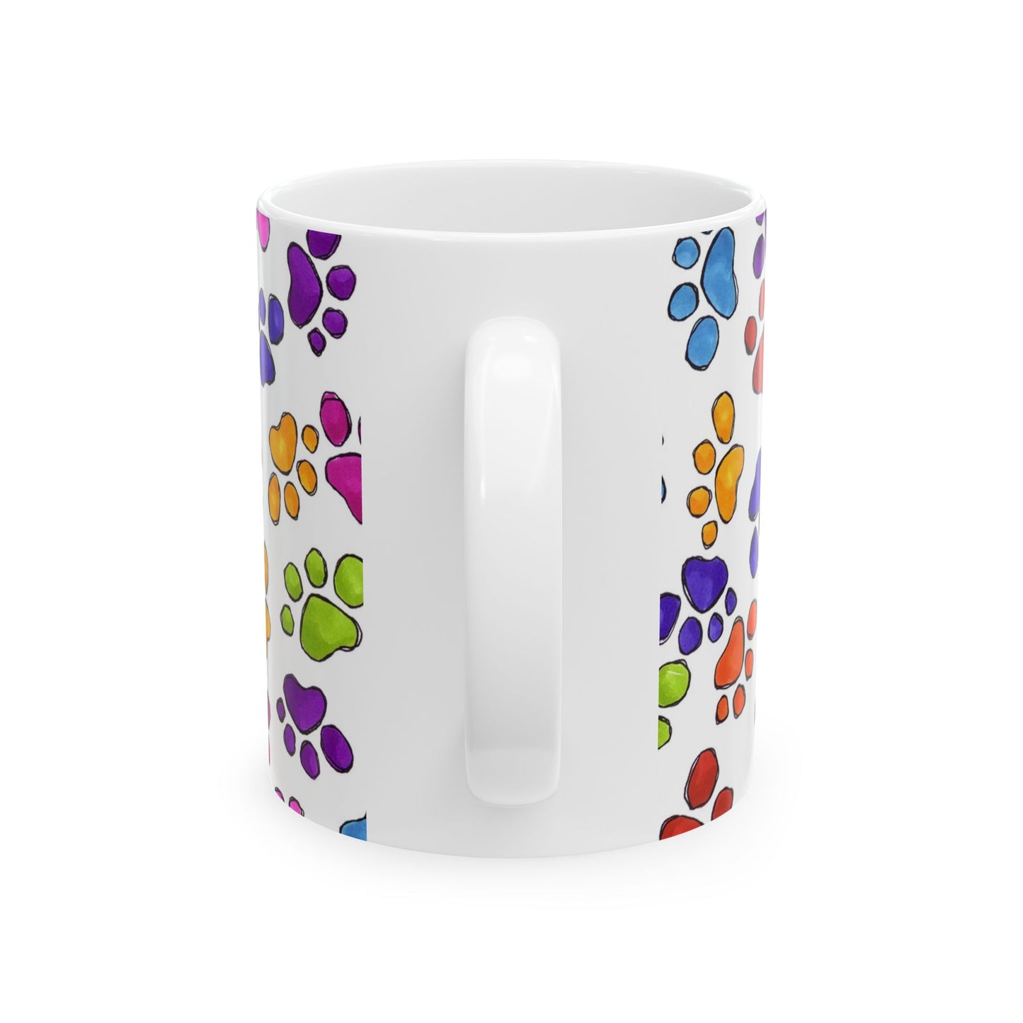 Fancy Paws White / Multi Cup