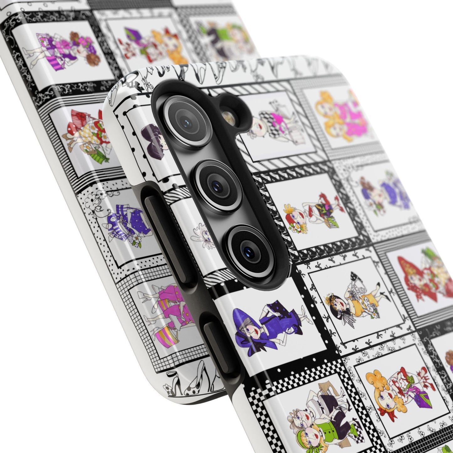 Gone Shopping White / Black Phone Case