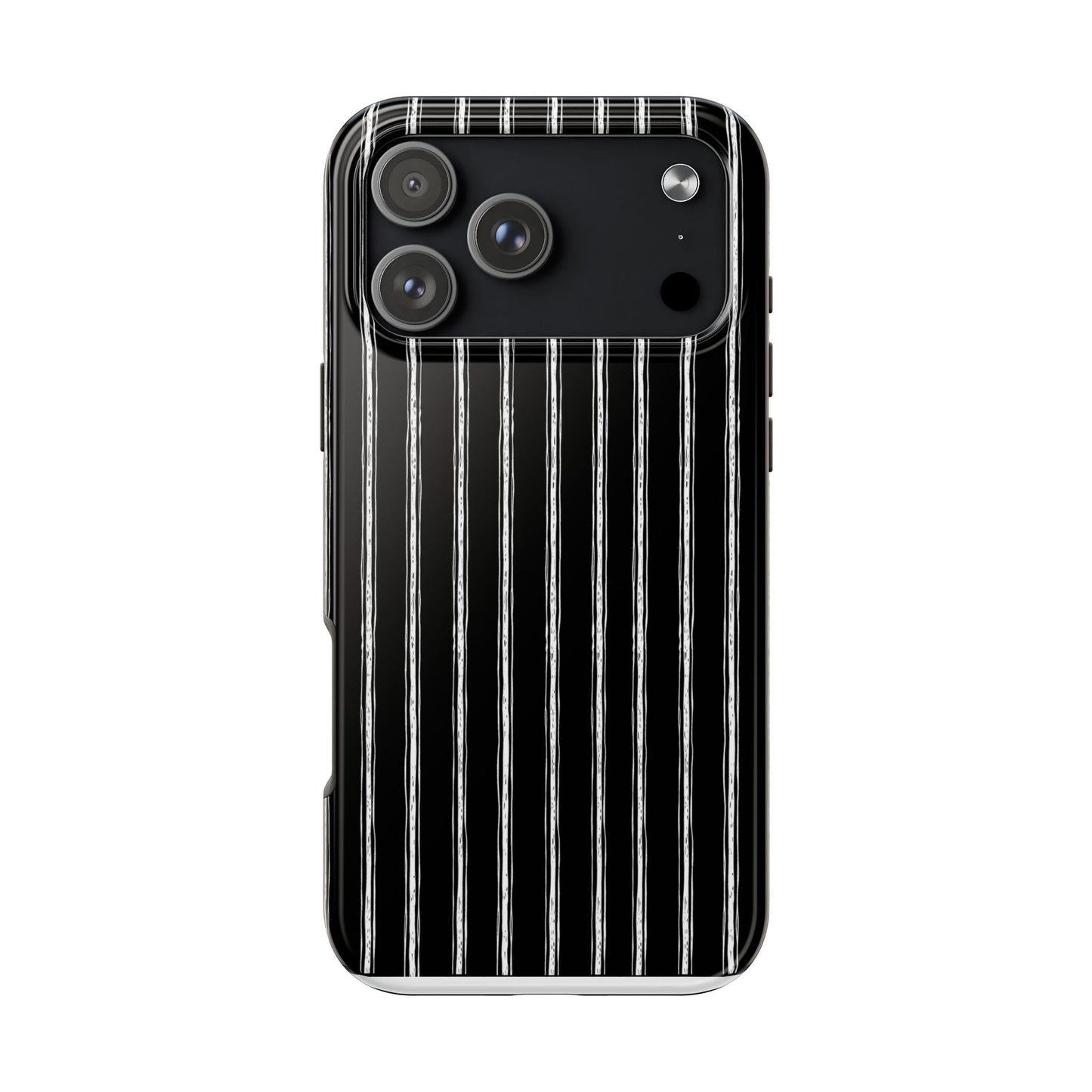 Napkin Stripe Black / White Phone Case