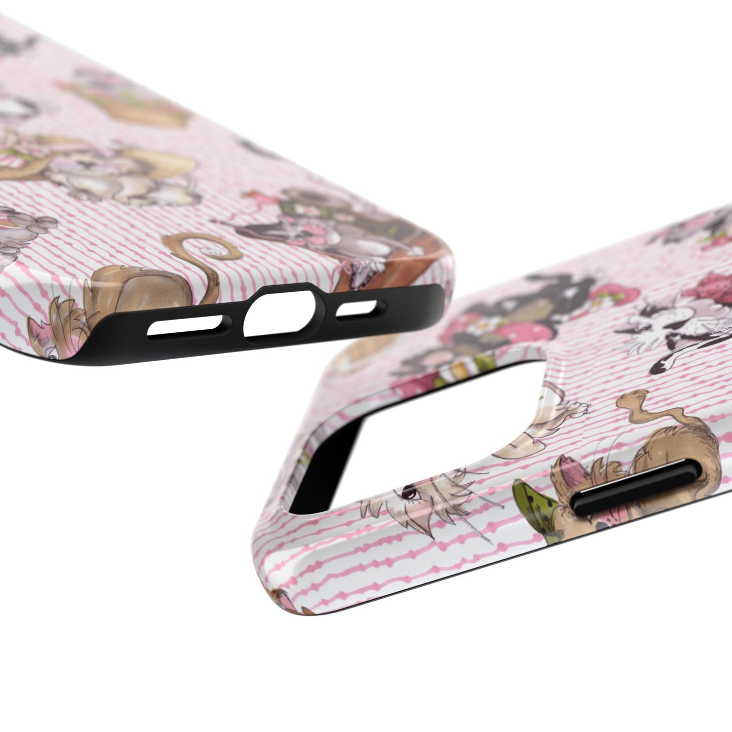 Fancy Cats Pink Phone Case
