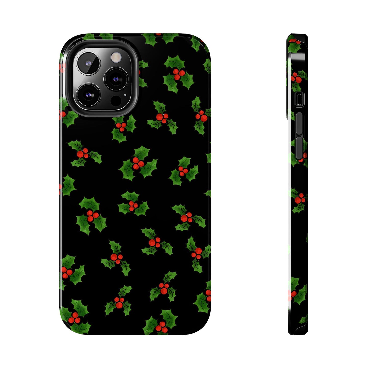 Lotsa Holly Black Phone Case