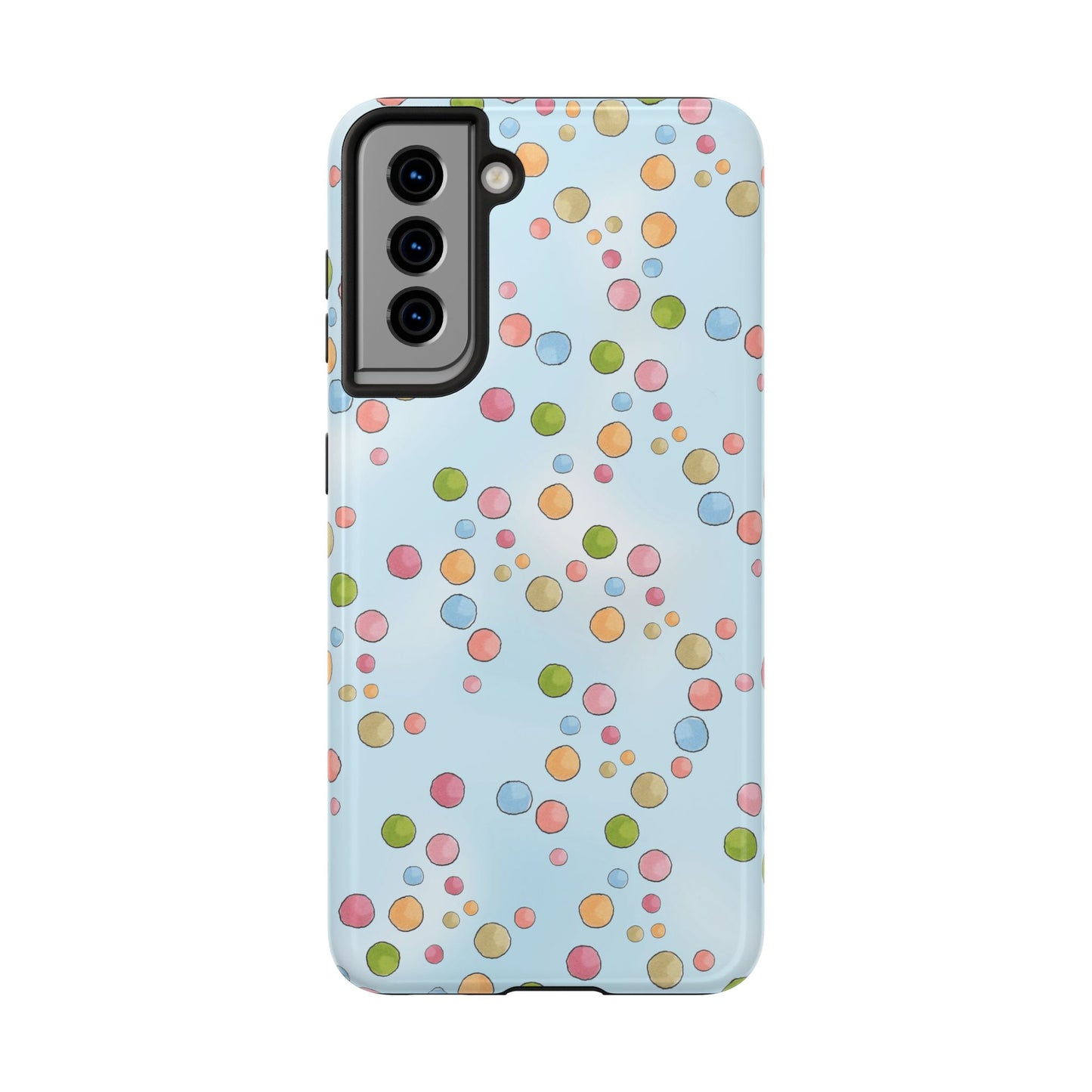 Clown Dots Blue Sky Phone Case