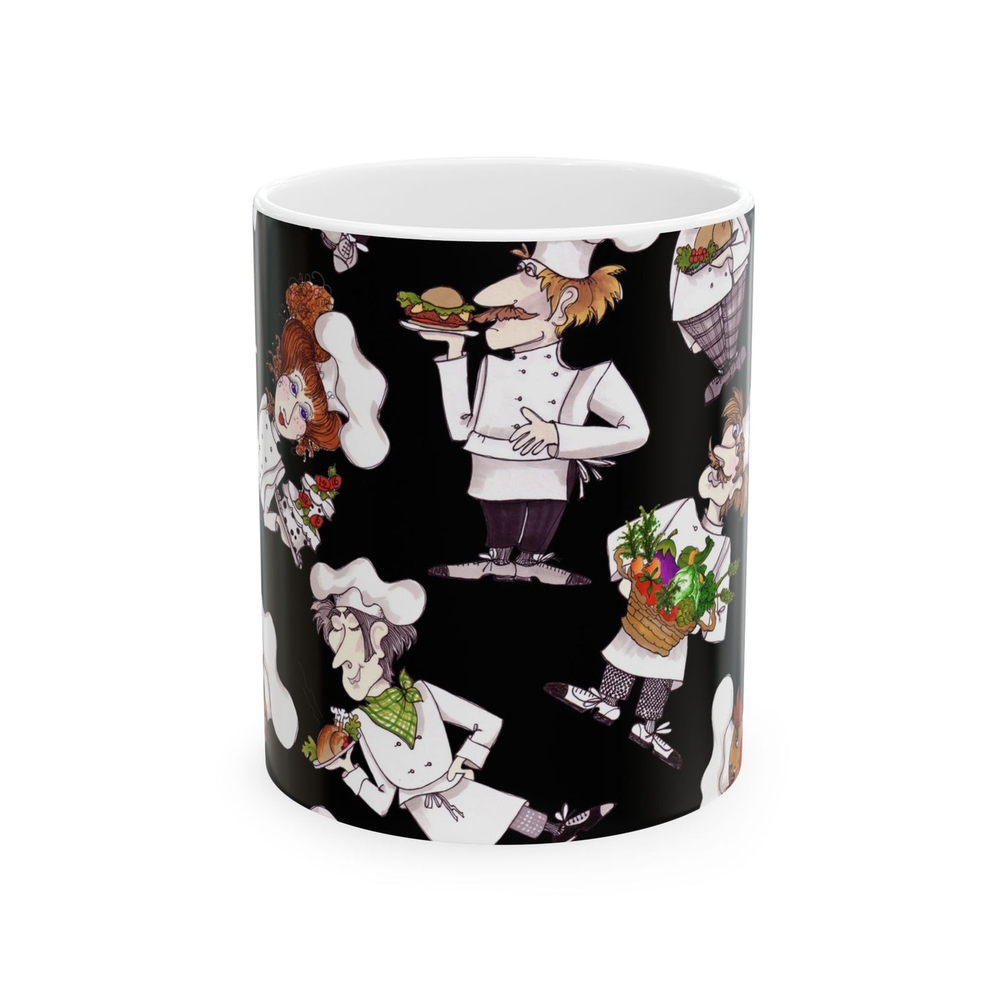 Tossed Chefs Black Cup
