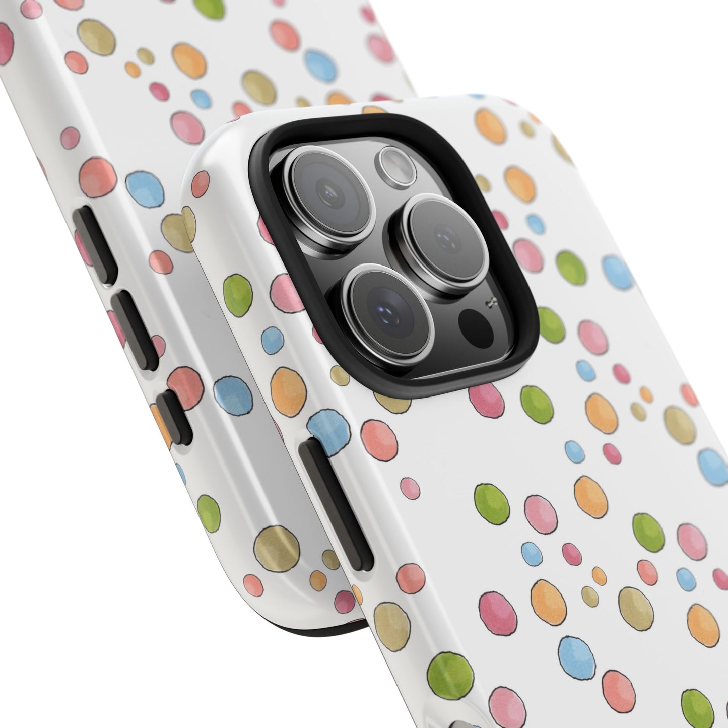 Clown Dots White Phone Case