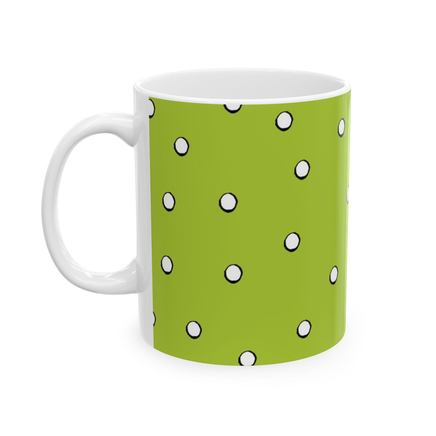 Dark Dots Lime Cup