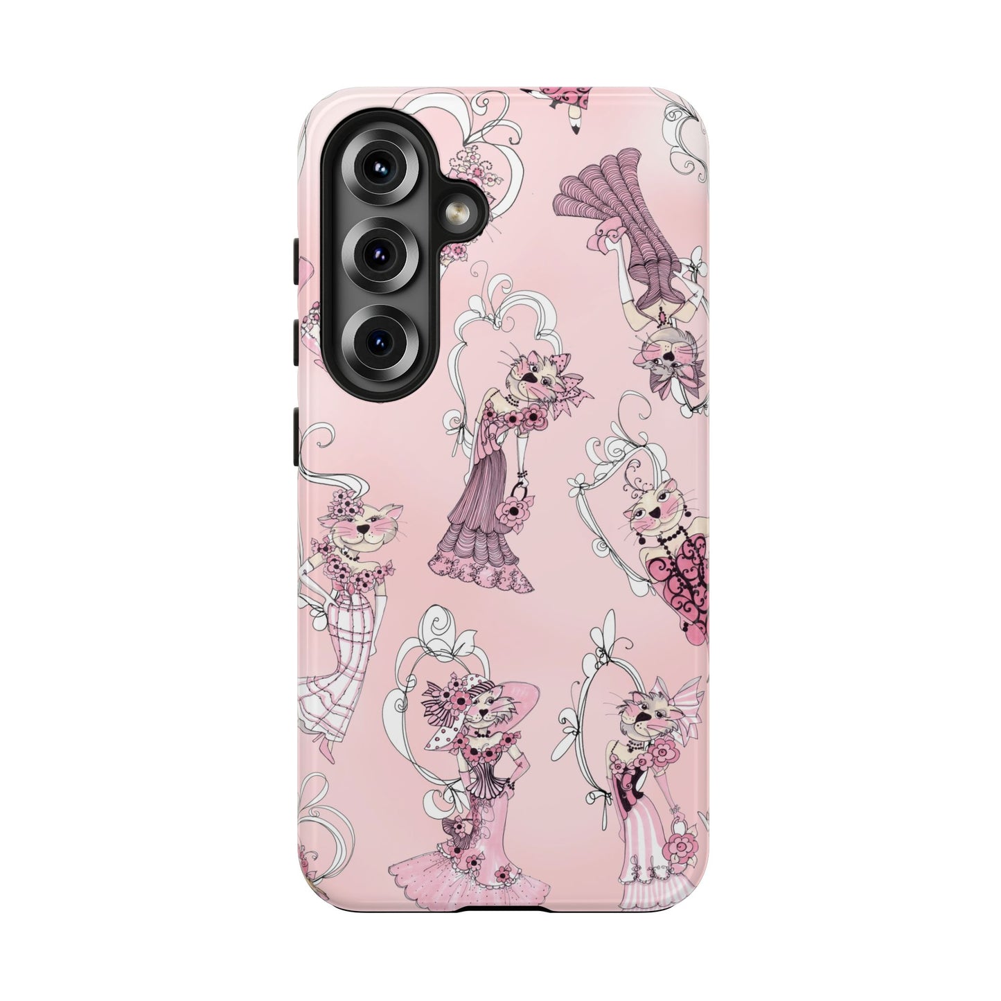 Lady Cats Tossed Phone Case