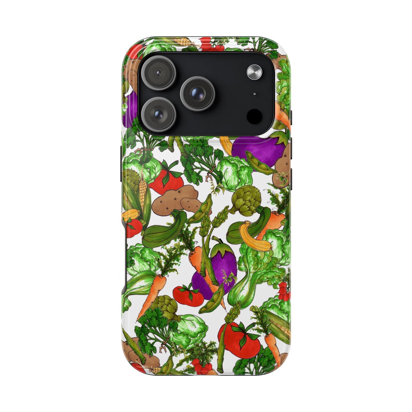 Veggie Jungle White Phone Case