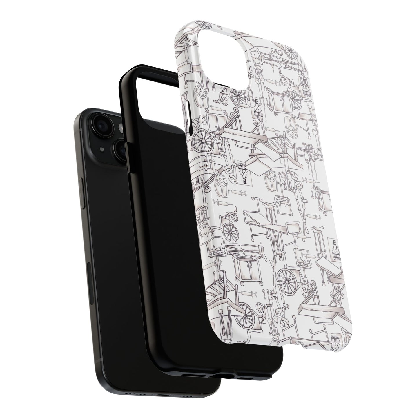 Essentials White / White Phone Case