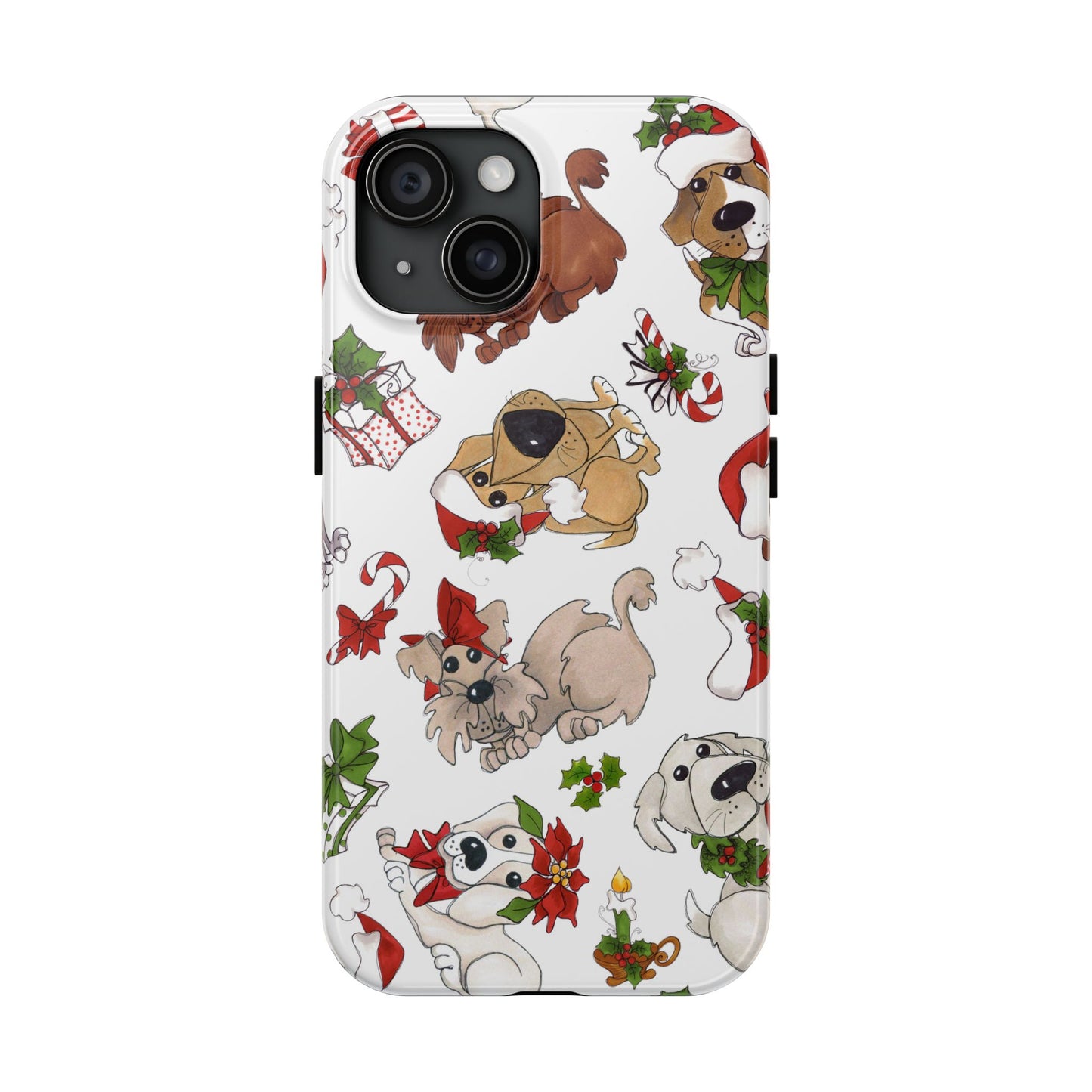 Doggie Toss White Phone Case