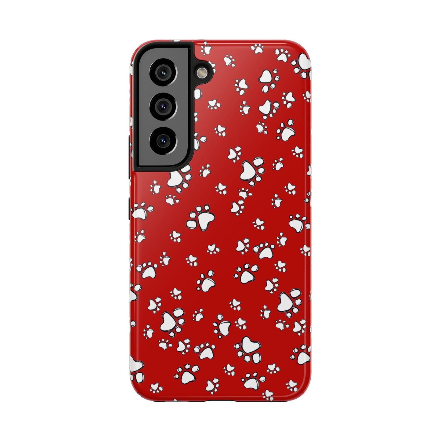 Paw Flakes Red Phone Case