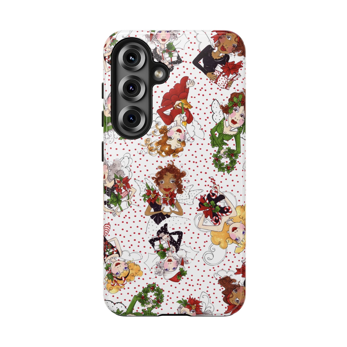 Fairy Toss White / Red Phone Case