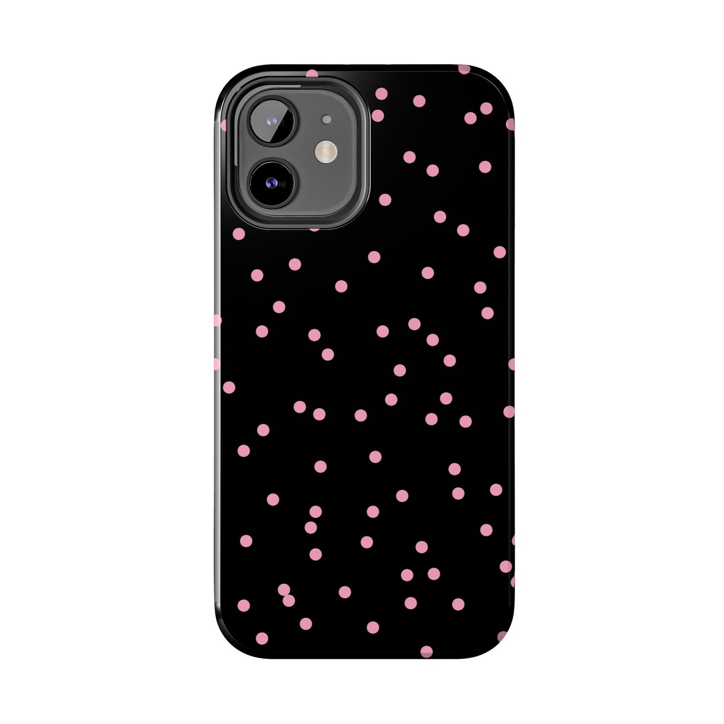 Space Dots Black / Pink Phone Case