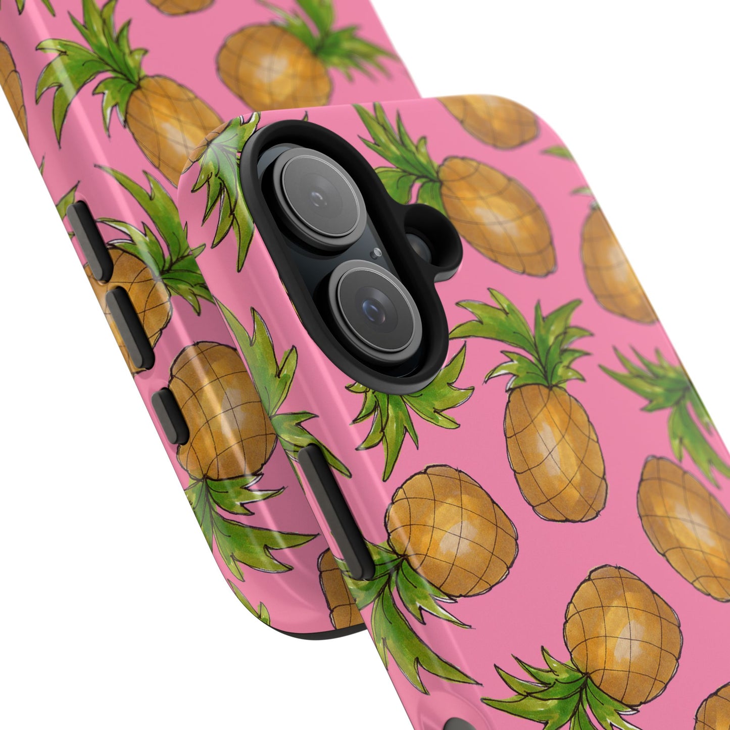 Pineapple Toss Pink Phone Case