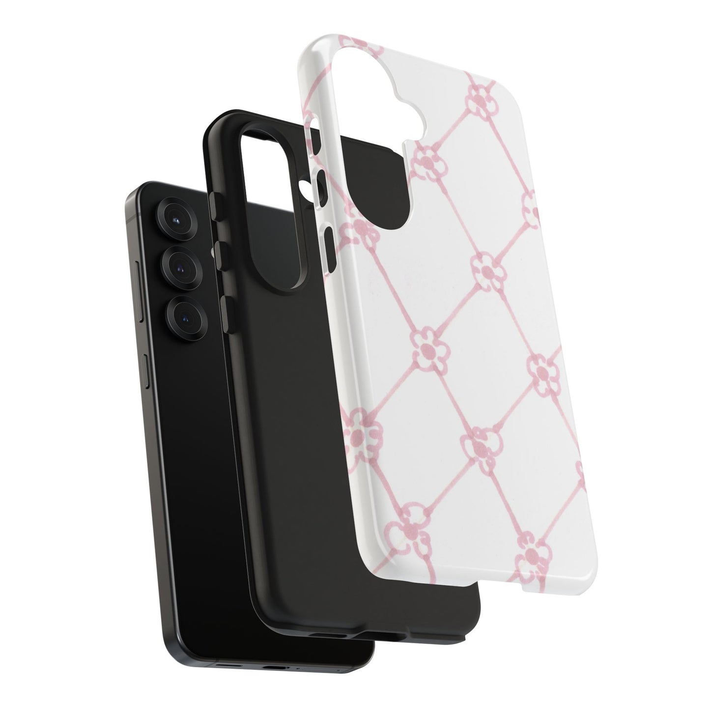 Flower Model Scroll Phone Case