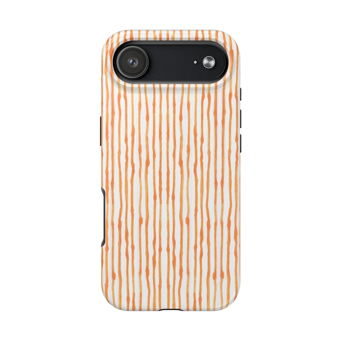 Faux Seersucker White / Melon Phone Case