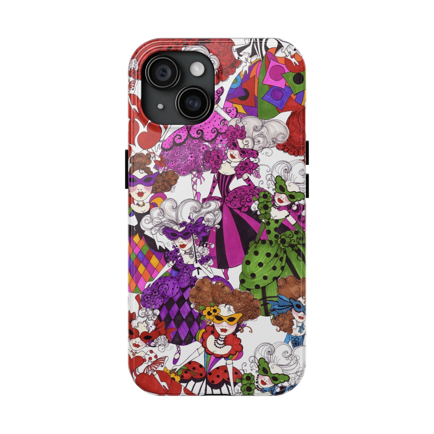 Crowded Dance Floor White Phone Case