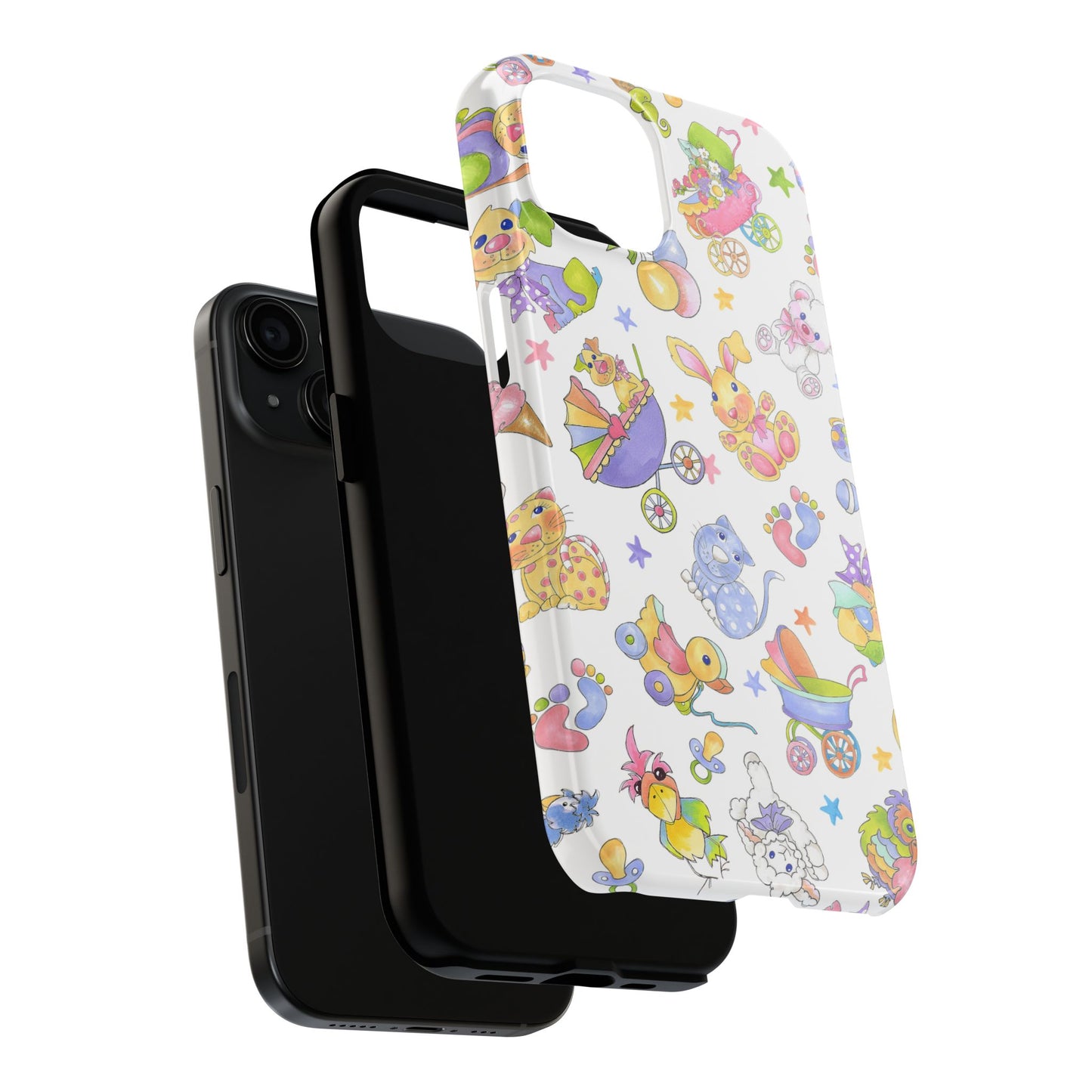 Busy Baby White Phone Case