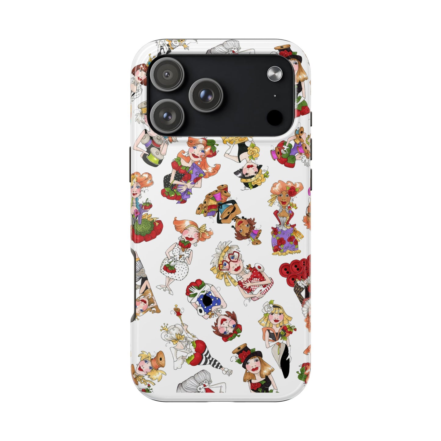 Curious Toss White Phone Case