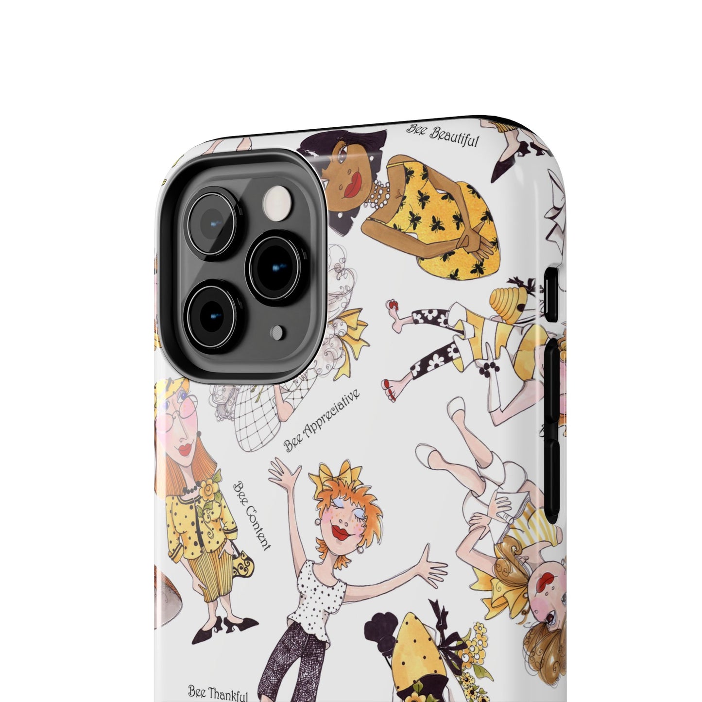 Bee Tossed White Phone Case