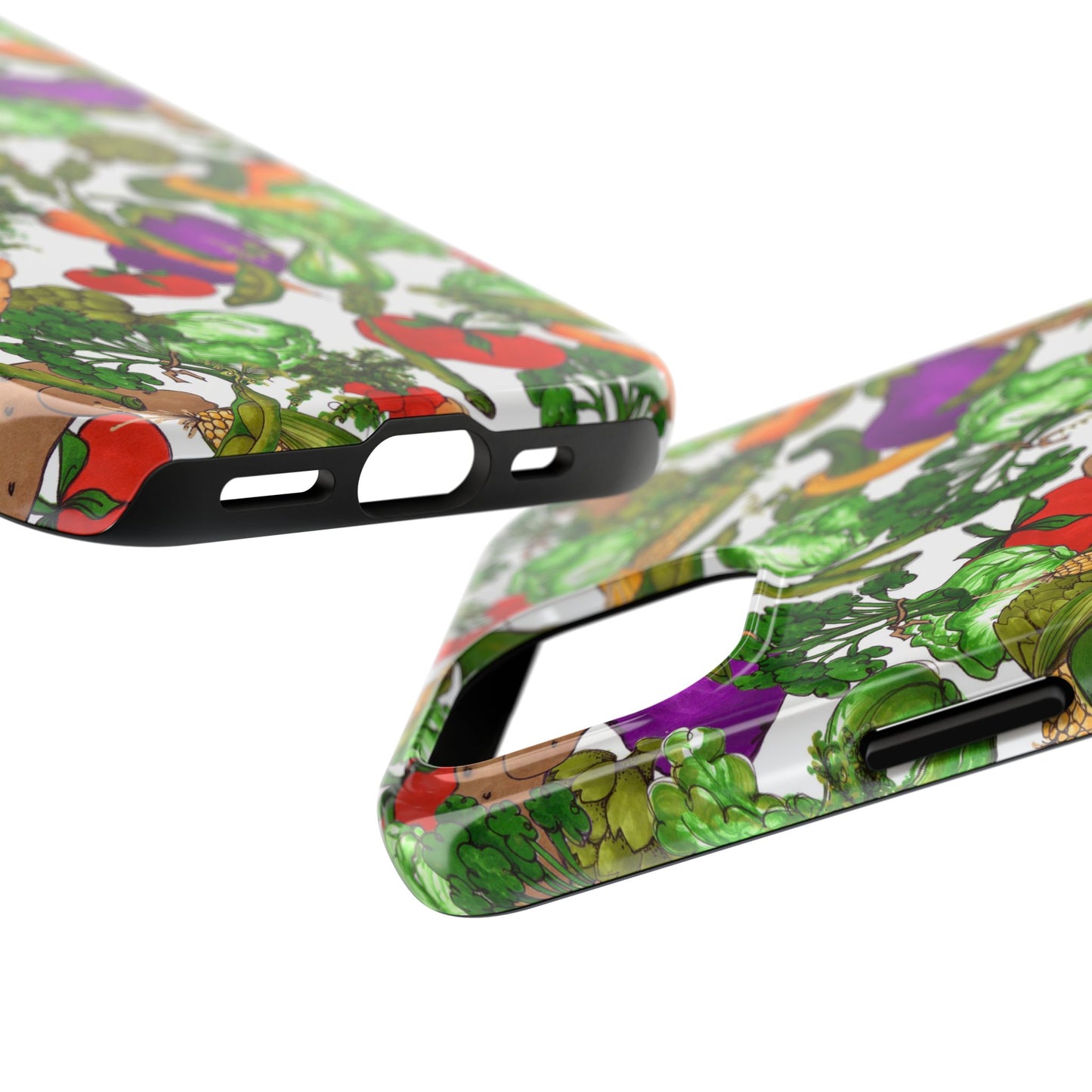 Veggie Jungle White Phone Case