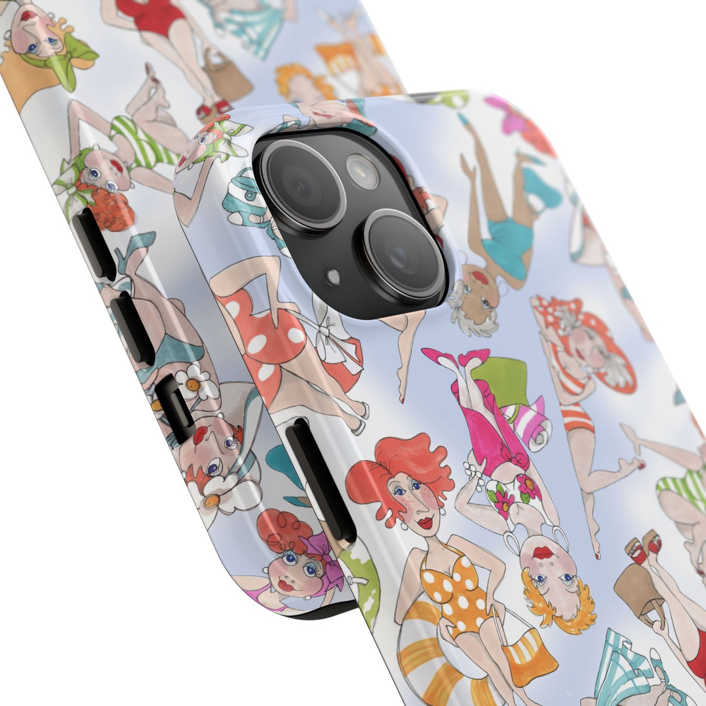 Tossed Fashionistas Phone Case