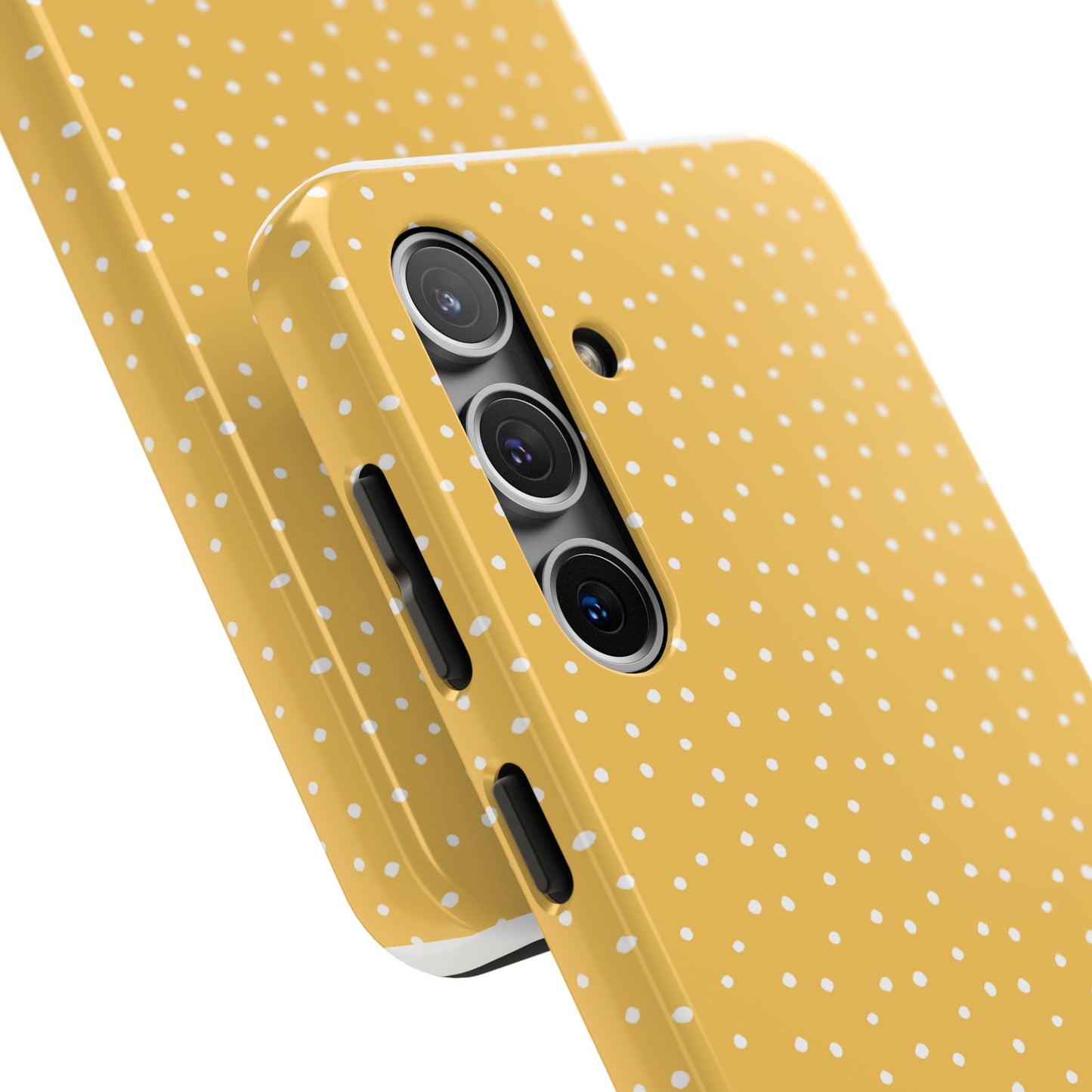 Dinky Dots Yellow / White Phone Case