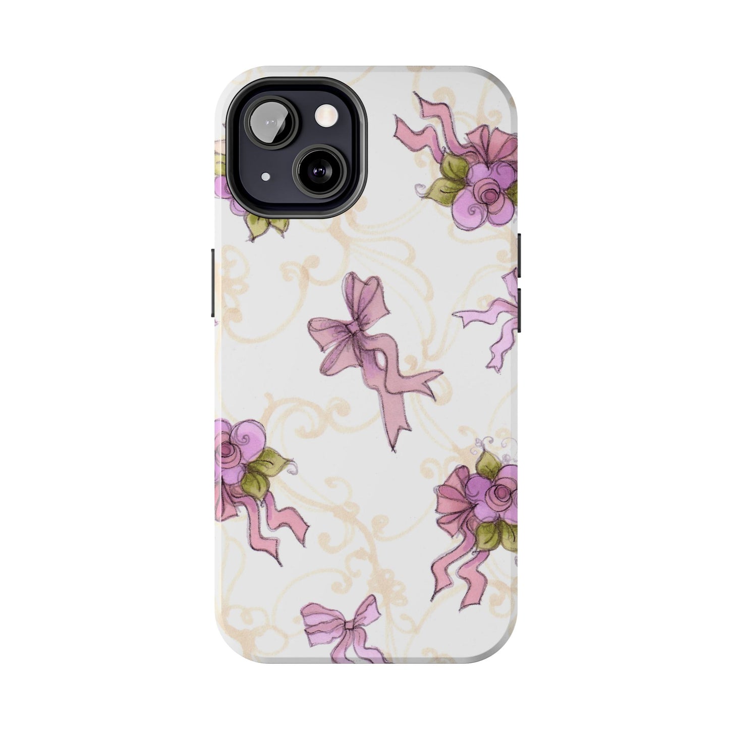 Flower Model Bow Flowers Phone Case