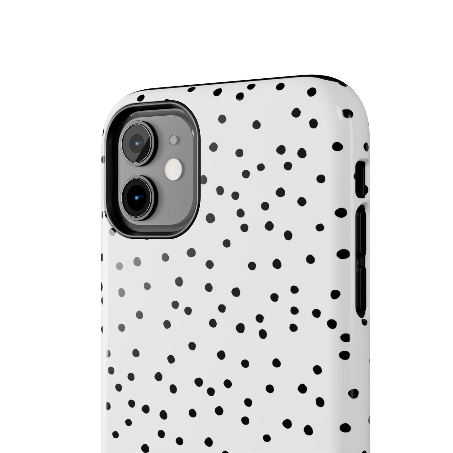 Dinky Dots White / Black Phone Case