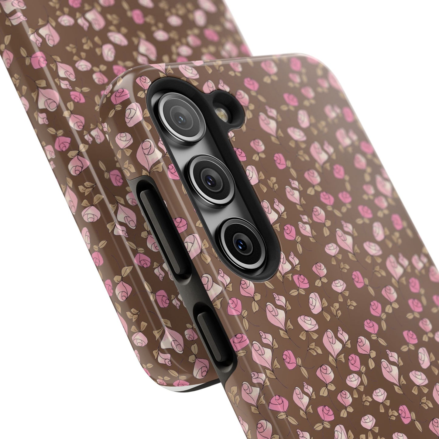 Little Bitty Roses Chocolate Phone Case